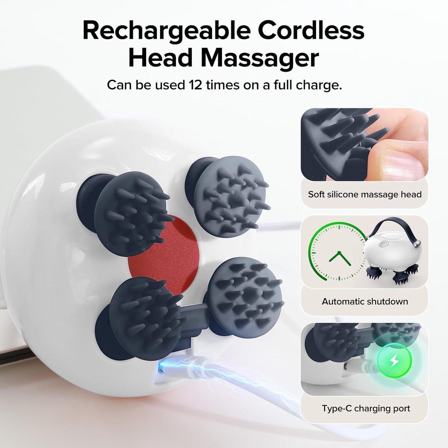 ScalpZen™ Electric Head Massager
