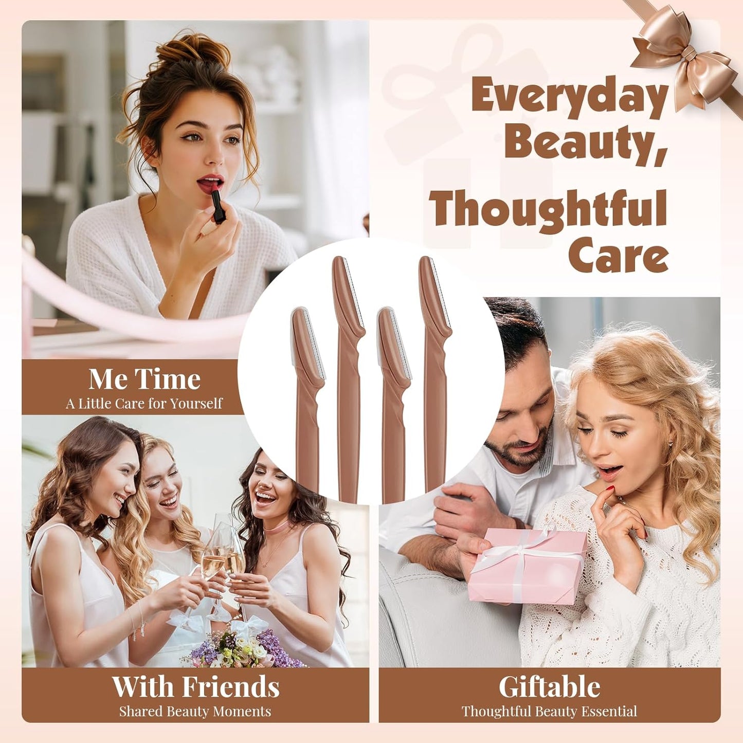 Phyyixs 88 Pcs Terracotta Dermaplaning Tool & Face Razors for Women in Storage Jar – Aesthetic Eyebrow Razor for Women & Men, Precision Face Shaver...