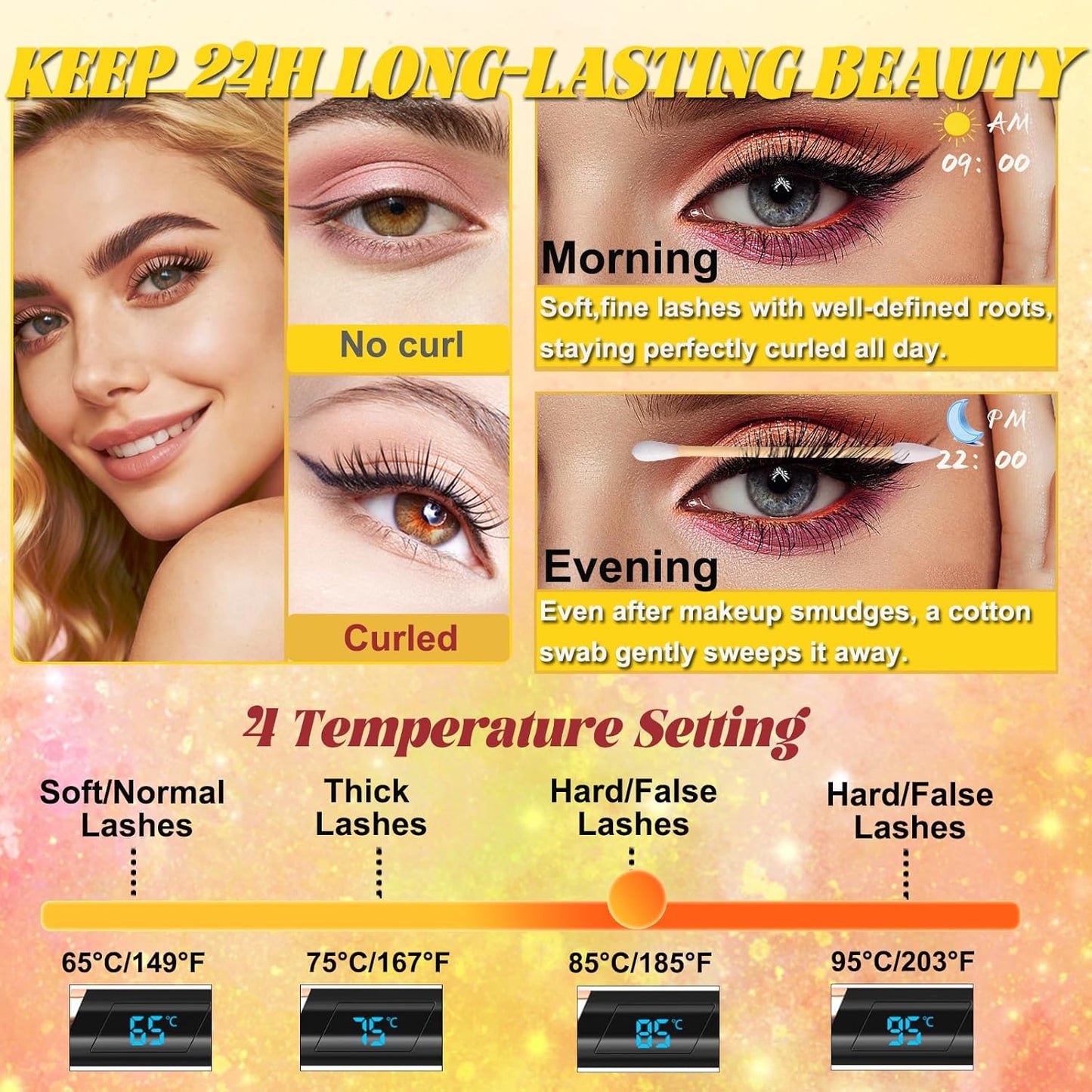 LashLift Pro™ Heated Eyelash Curler